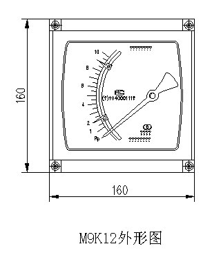 金属管浮子流量计M9K12外形图